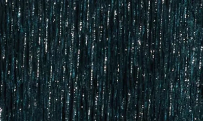 Connected Apparel Surplice V-neck Cocktail Dress In Green