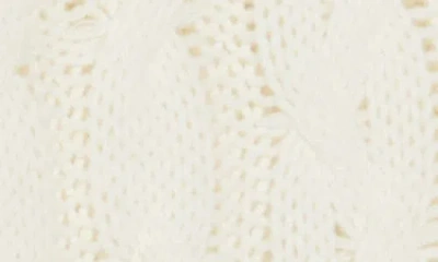 Thread & Supply Cable Knit Pullover Sweater In Neutral