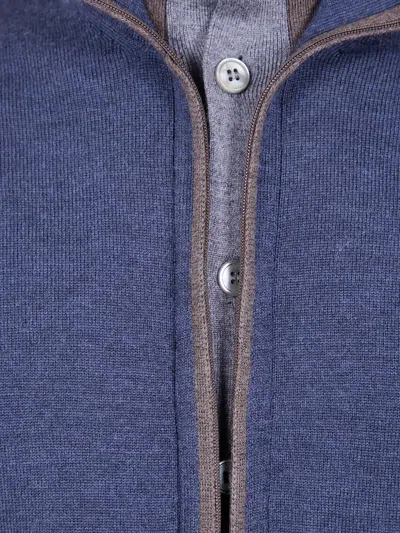 Gran Sasso Long Sleeves Sweater In Blue