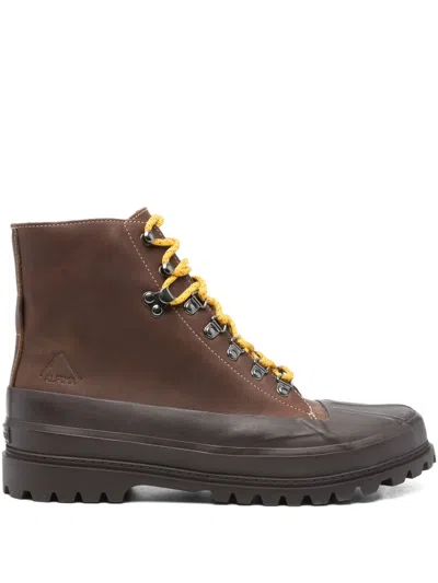 Superga Alpina Boots In Brown