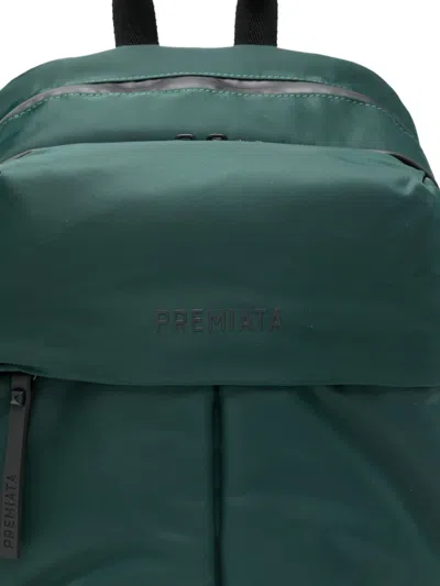 Premiata Logo-print Backpack In Green