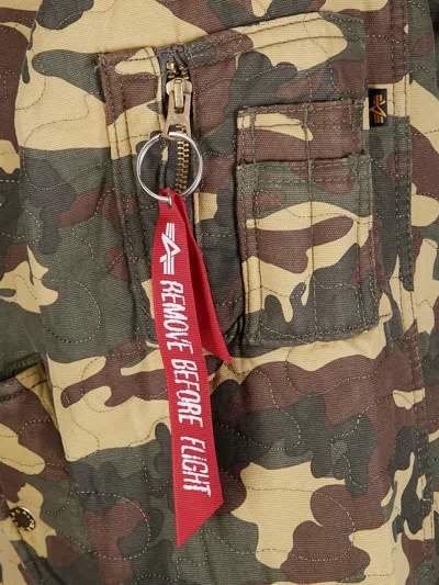 Alpha Industries Ma-1 Camouflage Jacket In Multi