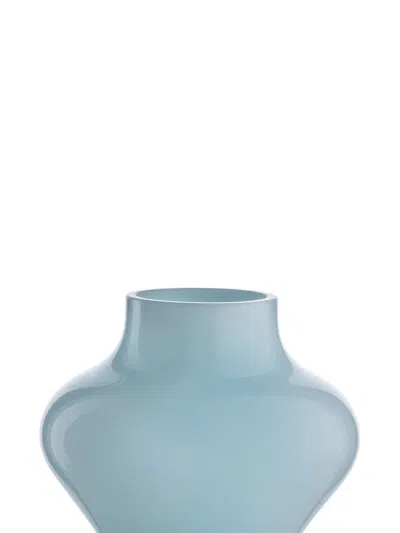 Nasonmoretti As17 Vase (24cm X 18.5cm) In Blue