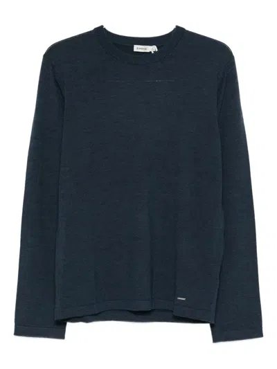 Simkhai Peter Long Sleeve Pullover Sweater In Blue