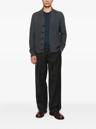 Simkhai Peter Long Sleeve Pullover Sweater In Blue