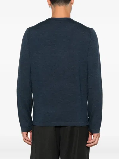 Simkhai Peter Long Sleeve Pullover Sweater In Blue
