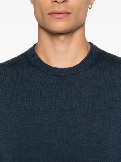 Simkhai Peter Long Sleeve Pullover Sweater In Blue