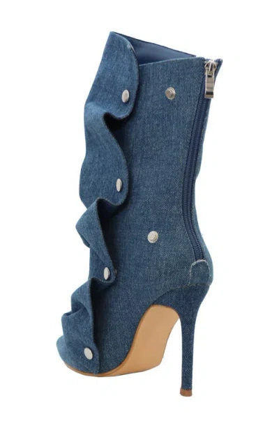 Yoki Slouch Foldover Boot In Multi