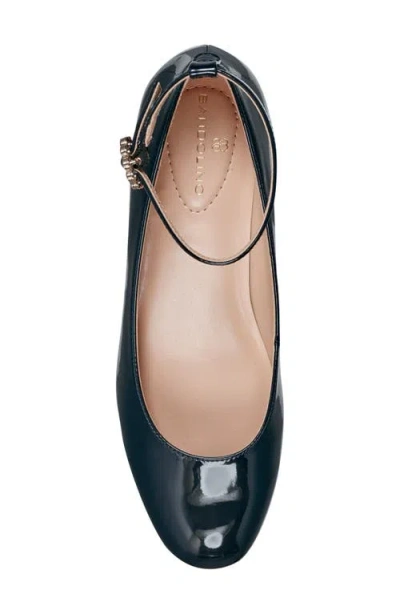 Bandolino Women's Lexy Ankle Strap Low Block Heel Pumps In Blue