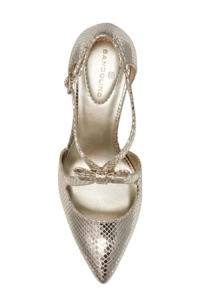 Bandolino Women's Zeffer Strappy Bow Stiletto Heel Pumps