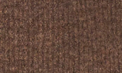 Halogen ® Waffle Stitch Hooded Sweater In Brown