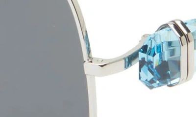 Swarovski 57mm Butterfly Sunglasses In Gray