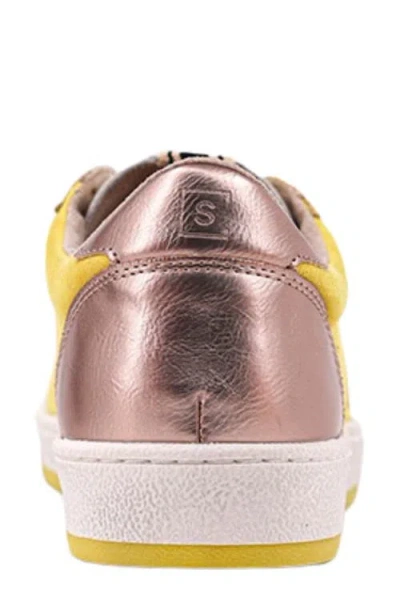 Shushop Paz Low Top Sneaker In Yellow