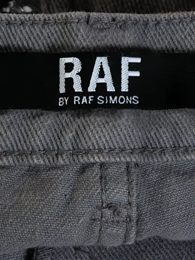 Pre-owned Raf Simons 2024 Five Pockets Cotton Jeans In Gray
