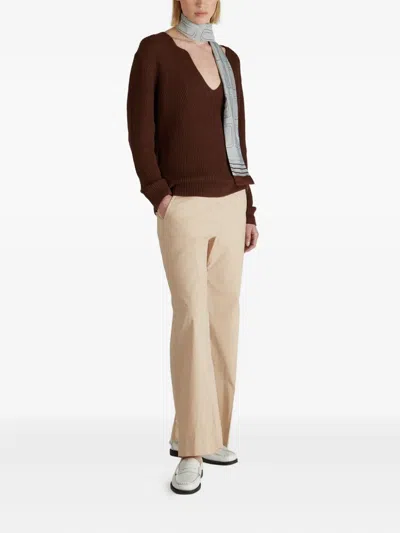 Incotex Poplin Trousers In Neutral