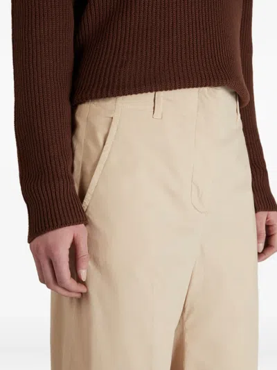 Incotex Poplin Trousers In Neutral