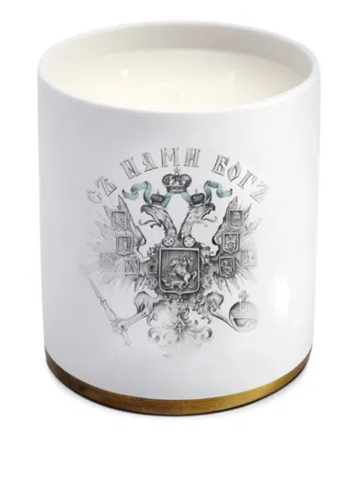 L'objet Thé Russe Nª 75 Graphic-print Candle (pack Tree) In Multi