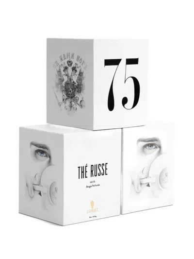 L'objet Thé Russe Nª 75 Graphic-print Candle (pack Tree) In Multi