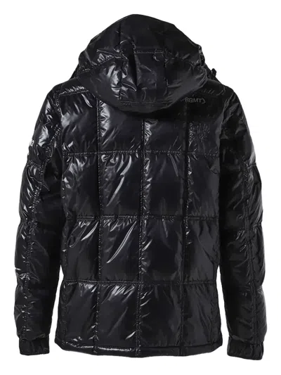 Moncler X Frgmt Chaka Hooded Short Down Jacket In Black