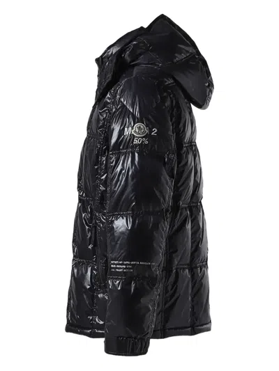 Moncler X Frgmt Chaka Hooded Short Down Jacket In Black