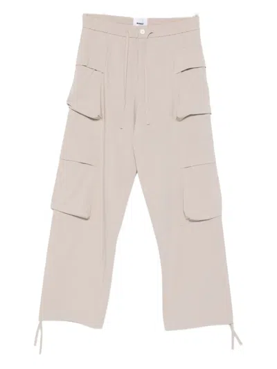 抽绳腰边工装裤