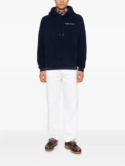 Polo Ralph Lauren Logo-detailing Hoodie In Blue