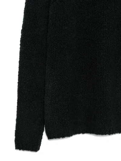 Bruno Manetti High-neck Sweater In Blue