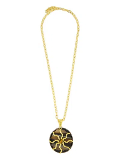 Sylvia Toledano Spellbond Pendant Necklace In Gold