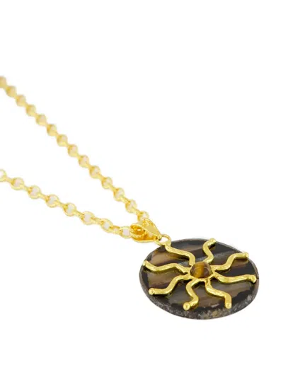 Sylvia Toledano Spellbond Pendant Necklace In Gold