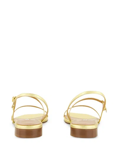 Emme Parsons Hope Square-toe Ankle-strap Sandals In Yellow