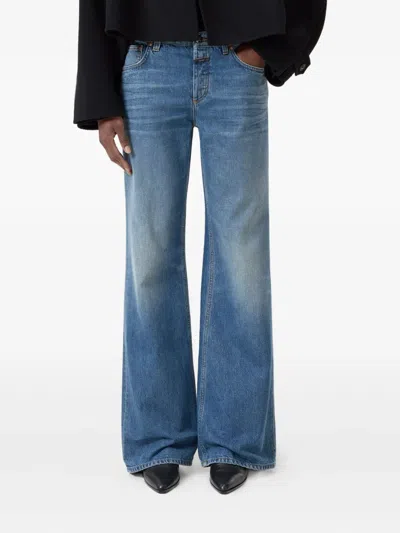 Closed Gillan Wide Leg Jeans In Blue