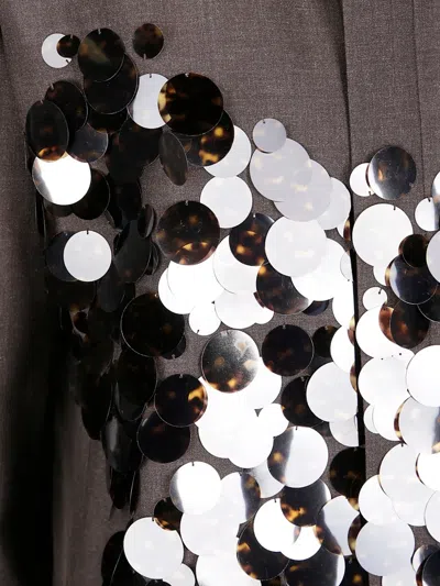 Sacai Suiting X Sequin Embroidery Shirt In Multi