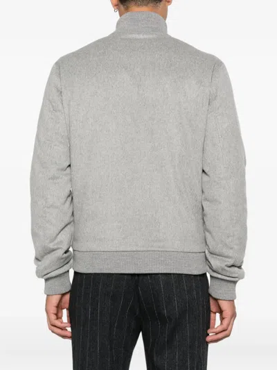 Bruno Manetti Reversible Zip-up Bomber Jacket In Animal Print