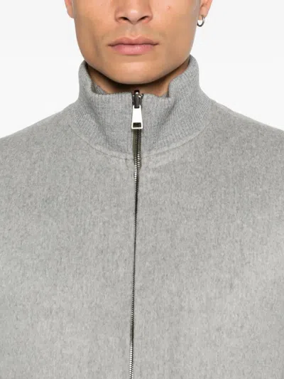 Bruno Manetti Reversible Zip-up Bomber Jacket In Animal Print