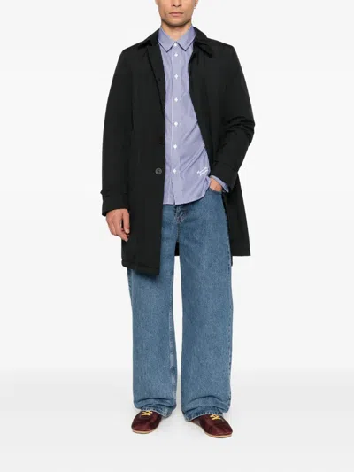 Herno Waterproof Coat In Black