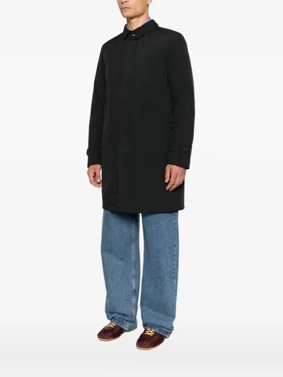 Herno Waterproof Coat In Black