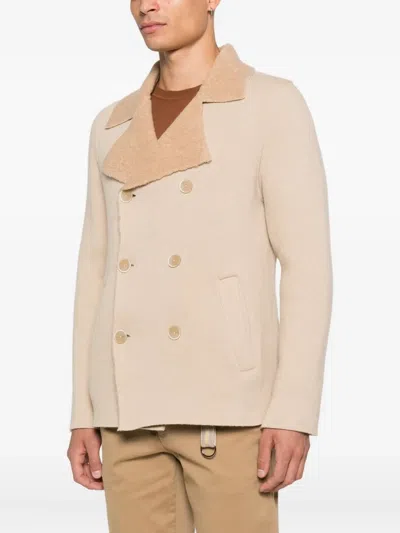 Bruno Manetti Double-breasted Peacoat In Multi