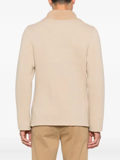 Bruno Manetti Double-breasted Peacoat In Multi