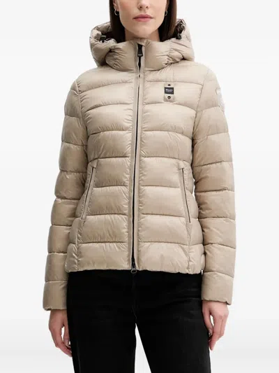 Blauer Caroll Hooded Jacket In Neutral