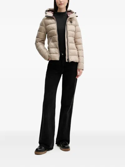 Blauer Caroll Hooded Jacket In Neutral