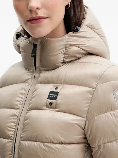 Blauer Caroll Hooded Jacket In Neutral