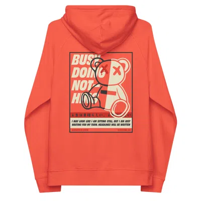 Anchor & Crew Burnt Orange Four Busy Doing Nothing Editions Organic Cotton Hoodie - Women In Orange