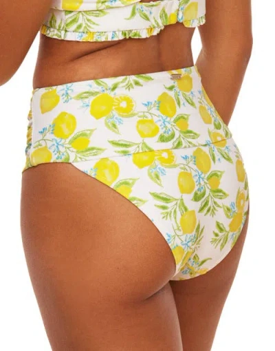 Adore Me Shelby Swimwear High Waist Bikini Bottom In White