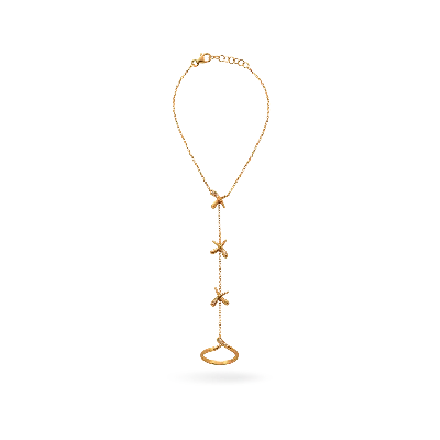 Lucy Quartermaine Women's Solid Gold Bliss Hand Chain Set With Graded Diamonds In Gold