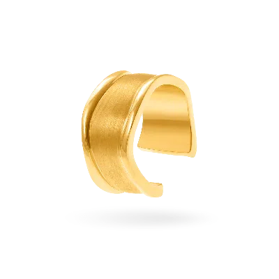 Lucy Quartermaine Women's Solid Gold Empire Ear Cuff In Gold