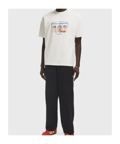 Drôle De Monsieur Short-sleeved T-shirt In White