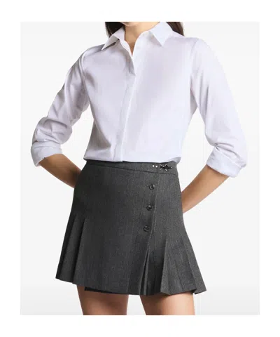 Fay Button-up Shirt In White