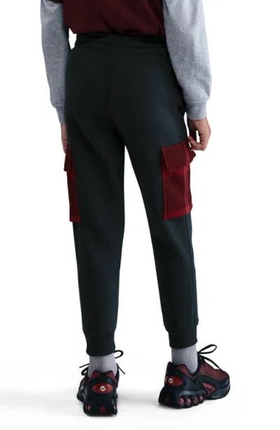 Nike Kids' Club Fleece Cargo Joggers In Black