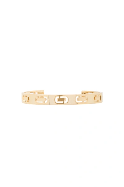 Marc Jacobs Icon Cuff Bracelet In Gold