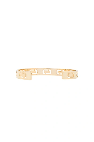 Shop Marc Jacobs Icon Cuff In Gold